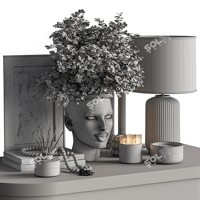  Botanical Charm Decor Set 3D model image 5