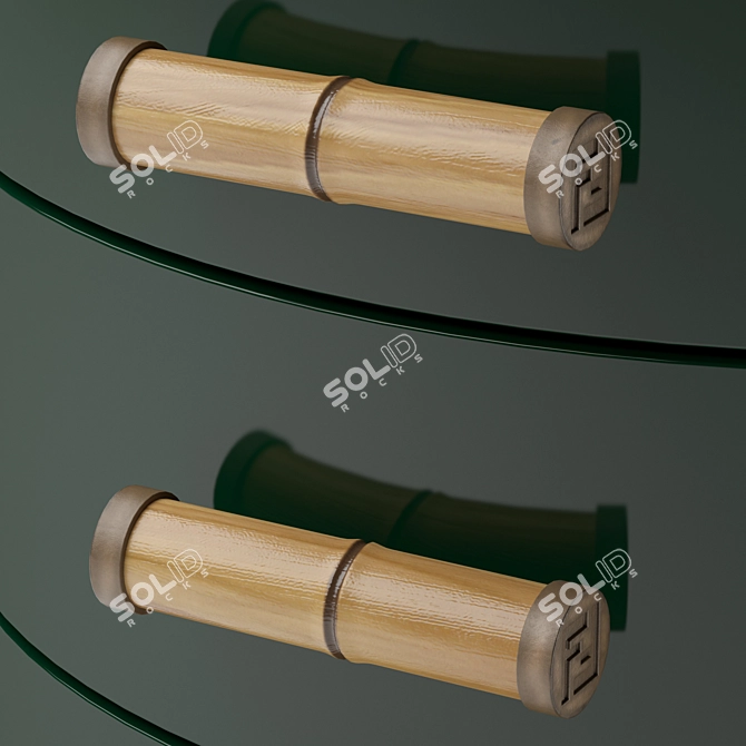 Elegant Rondo Sideboard by Fendi 3D model image 4