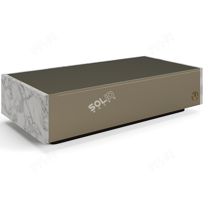 Luxence Skyline Coffee Tables Set 3D model image 5