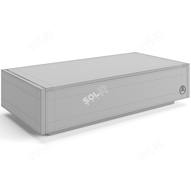 Luxence Skyline Coffee Tables Set 3D model image 7