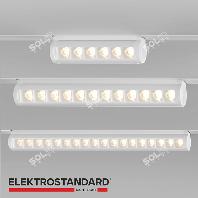 Elektrostandard Slim Magnetic LED Track Light 3D model image 2