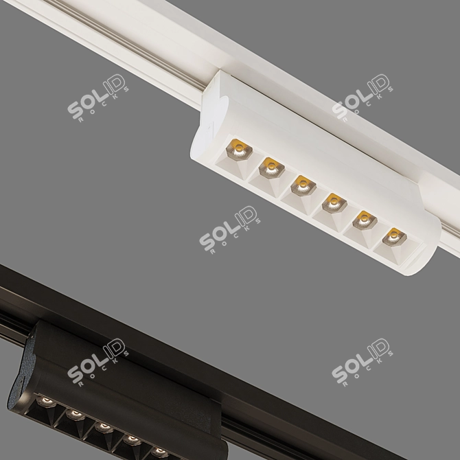 Elektrostandard Slim Magnetic LED Track Light 3D model image 5