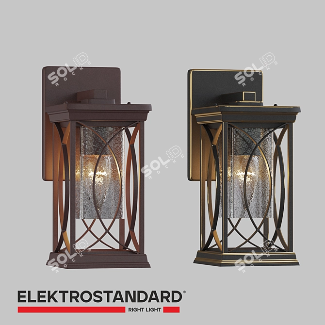 Elektrostandard Spica Wall Outdoor Light 3D model image 1