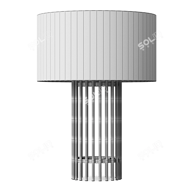 Sleek Minimalist Desk Lamp 3D model image 7