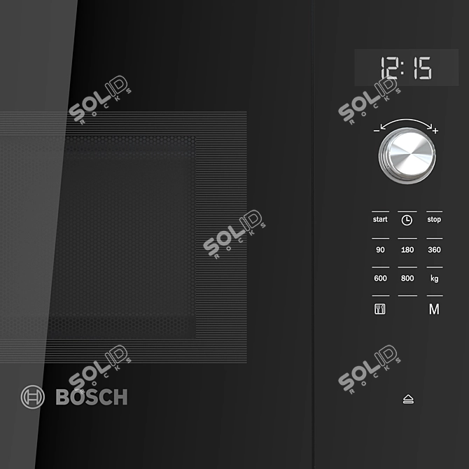 Bosch Serie 6 BFL524MS0 Microwave 3D model image 4