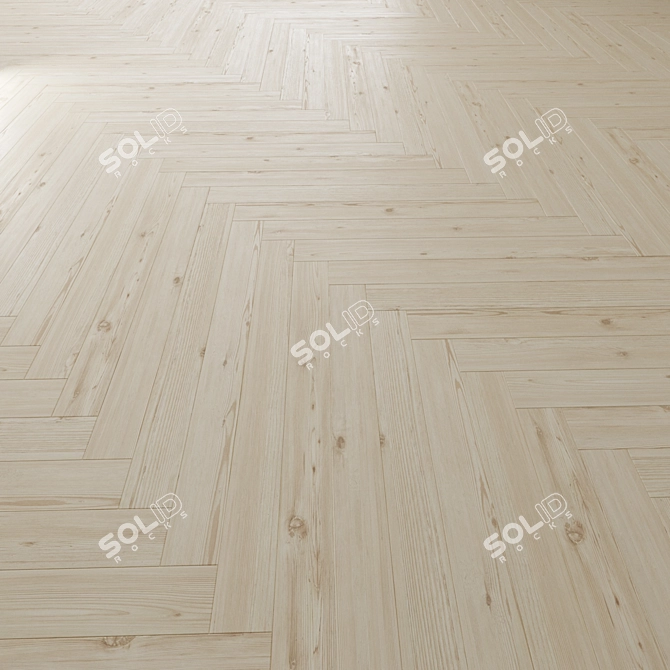 Premium Oak Floor Texture Set 3D model image 2