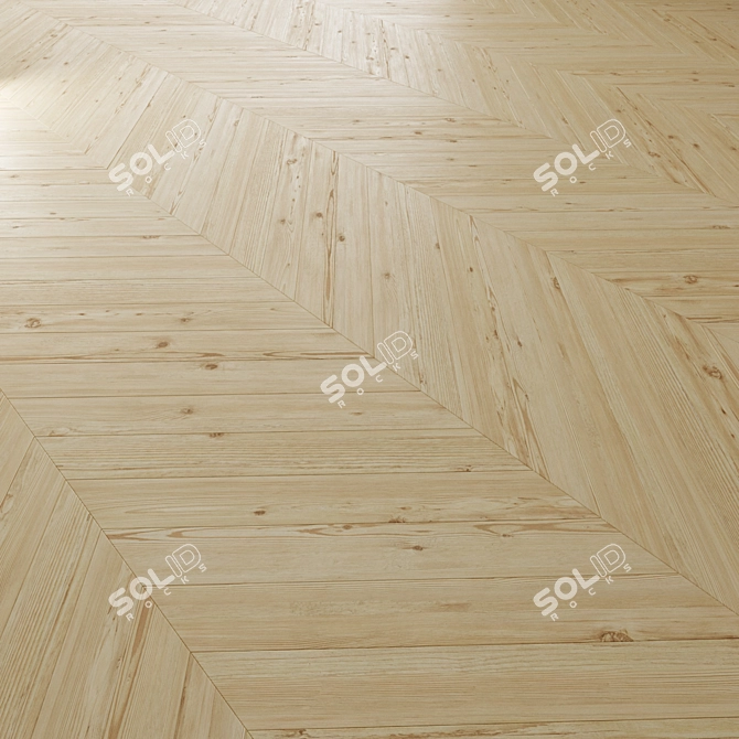 Premium Oak Floor Texture Set 3D model image 3