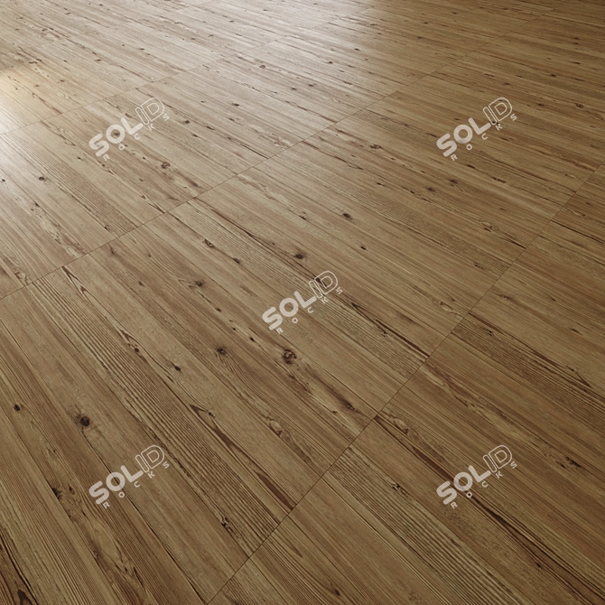 Premium Oak Floor Texture Set 3D model image 5