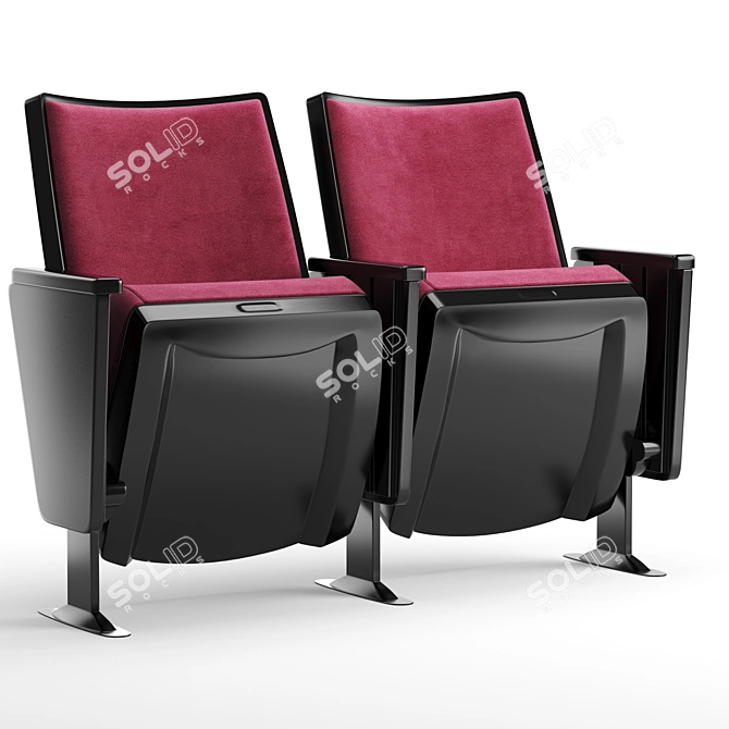 Ergonomic Auditorium Chair | 3D Model 3D model image 2