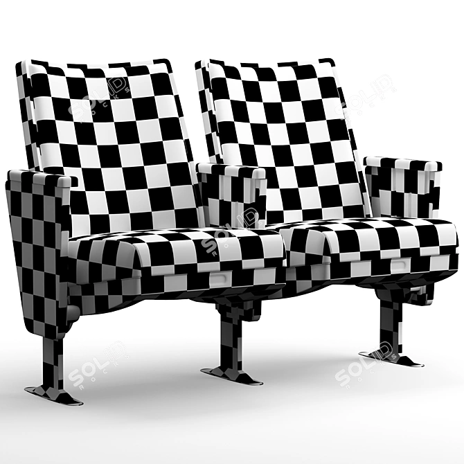 Ergonomic Auditorium Chair | 3D Model 3D model image 7