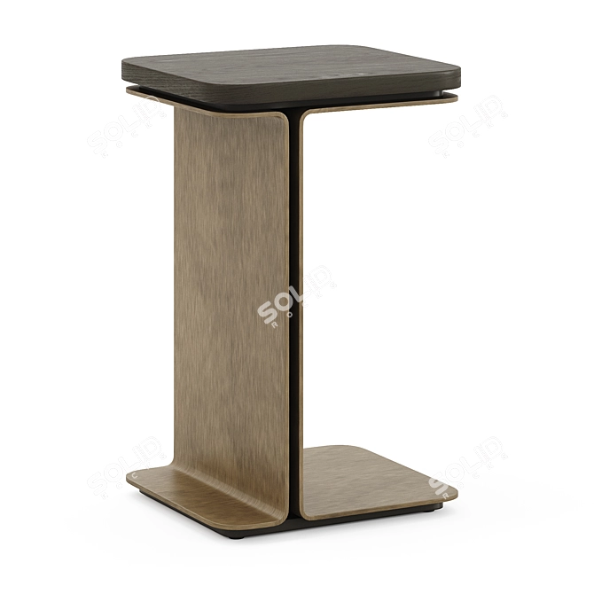 Modern Square Spot Table Desiron 3D model image 1