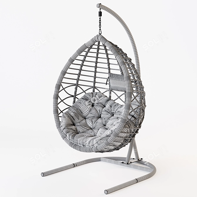 Veil2-LM Hanging Chair Duo 3D model image 6