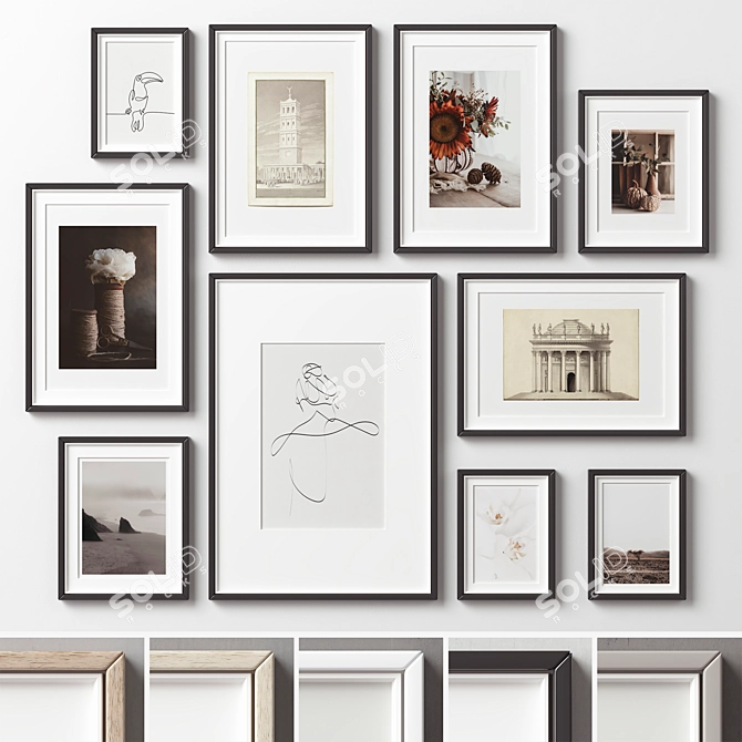 Multi-Frame Collection with Textures 3D model image 2