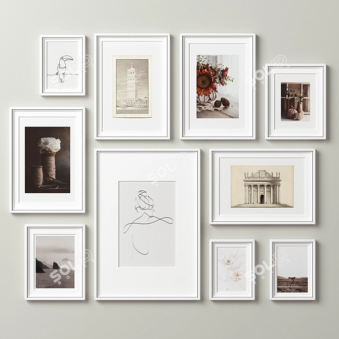 Multi-Frame Collection with Textures 3D model image 6