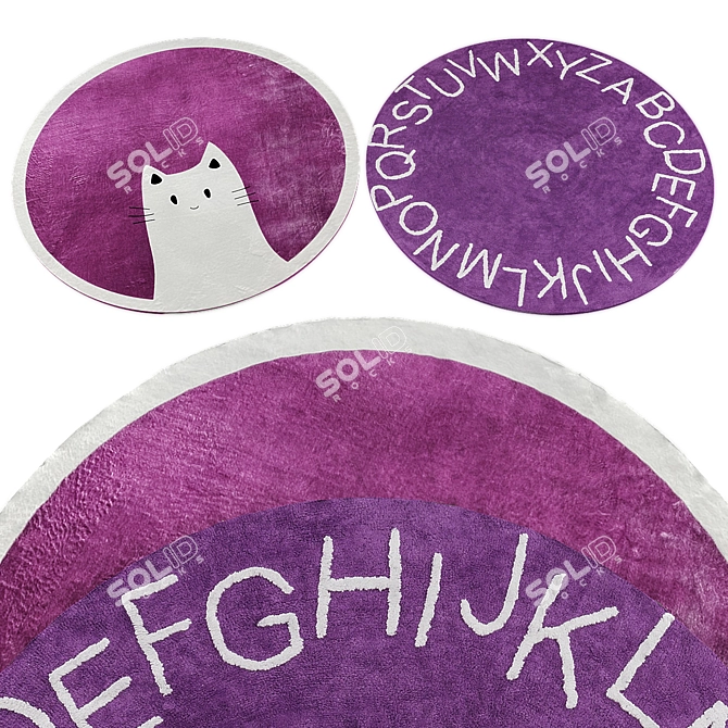 Kids Rug Collection 435 3D model image 2