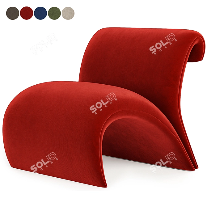 Vignola Chair - 5 Color Options 3D model image 5