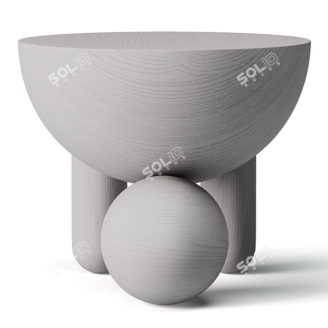 Bohinc Studio Small Coffee Table 3D model image 2