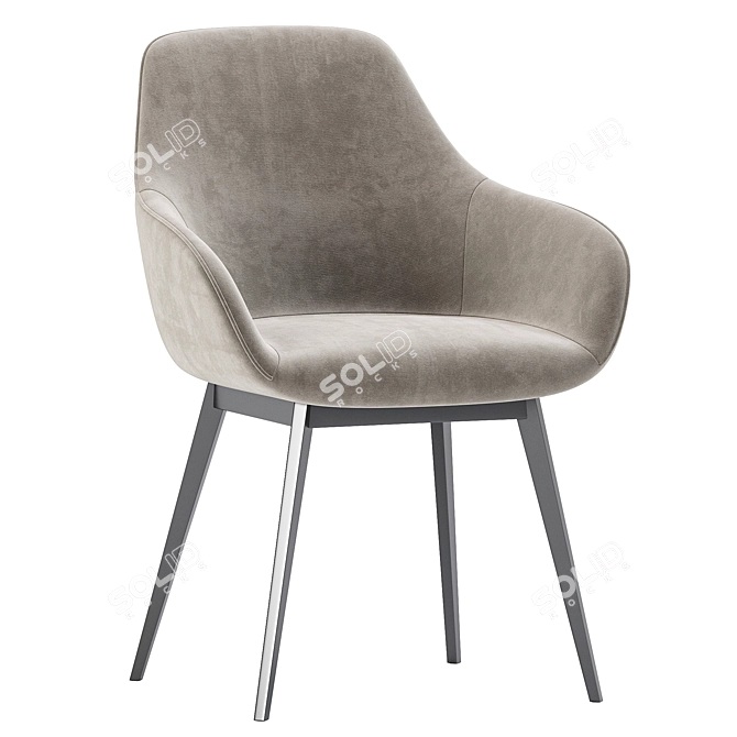 Modern Chair Collection Corona Render 3D model image 1