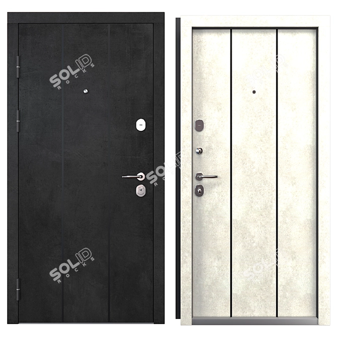 Guarant Metal Entrance Door (Bulat) 3D model image 3