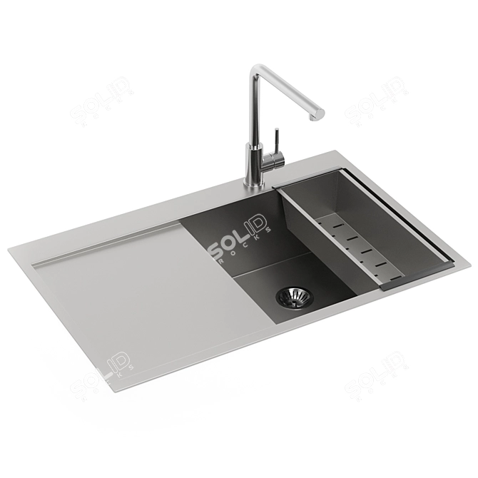 Premium Luna Sink Model Renderings 3D model image 8