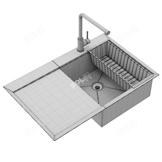 Premium Luna Sink Model Renderings 3D model image 9