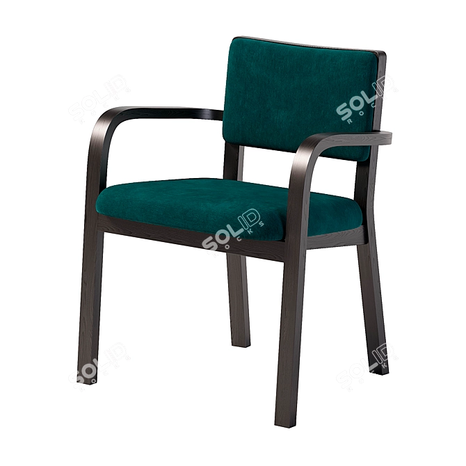 Modern Lowpoly Porro Chair 3D model image 1