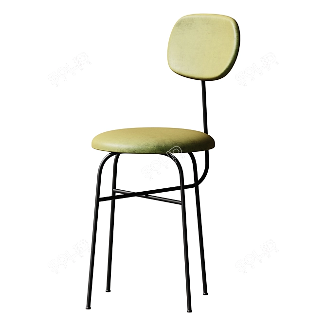 Modern Afteroom Plus Dining Chair 3D model image 1