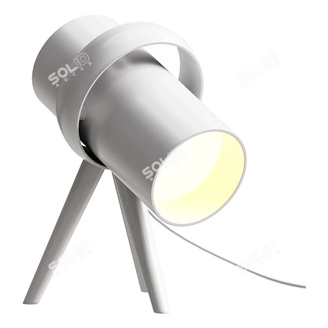 Minimalist Table Lamp 3D model image 1