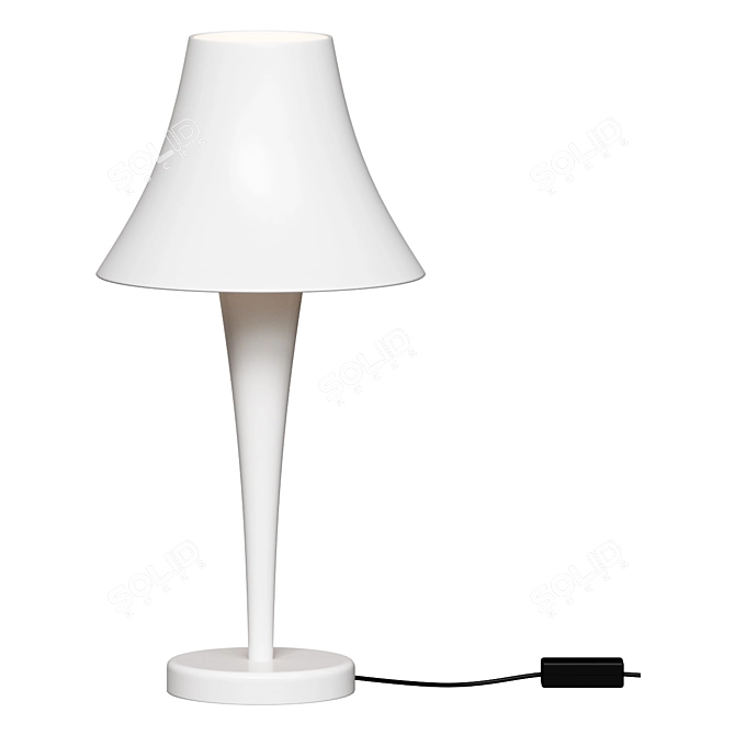 Elegant Paris Table Light 3D model image 1