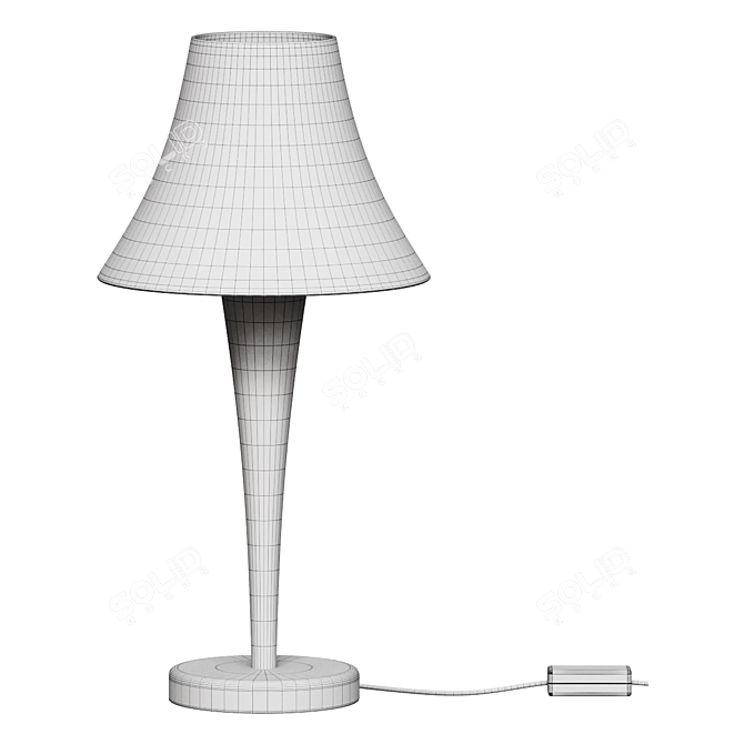 Elegant Paris Table Light 3D model image 2