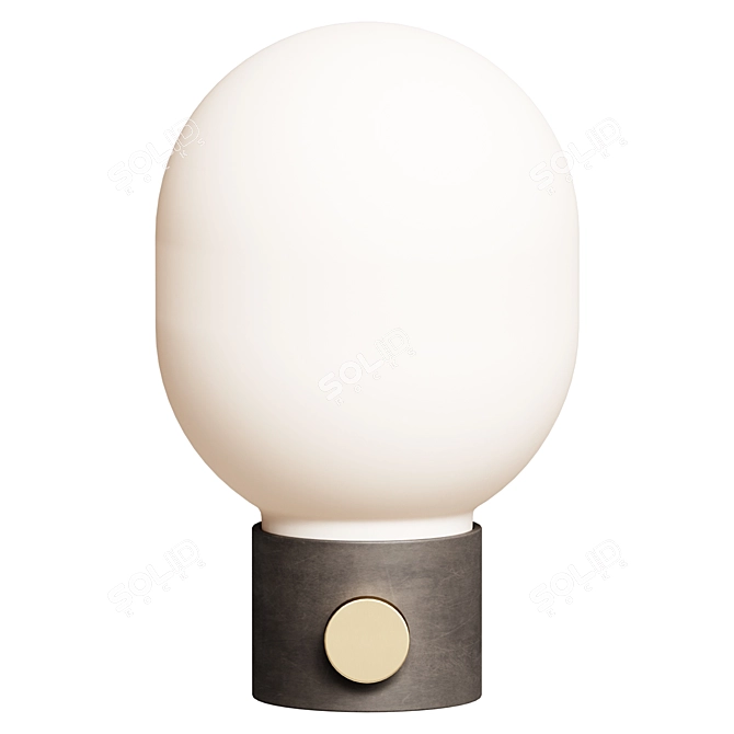 Minimalist Table Lamp, Scandinavian Design 3D model image 1