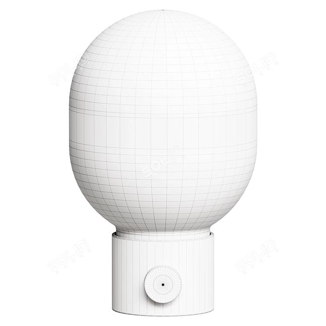 Minimalist Table Lamp, Scandinavian Design 3D model image 2