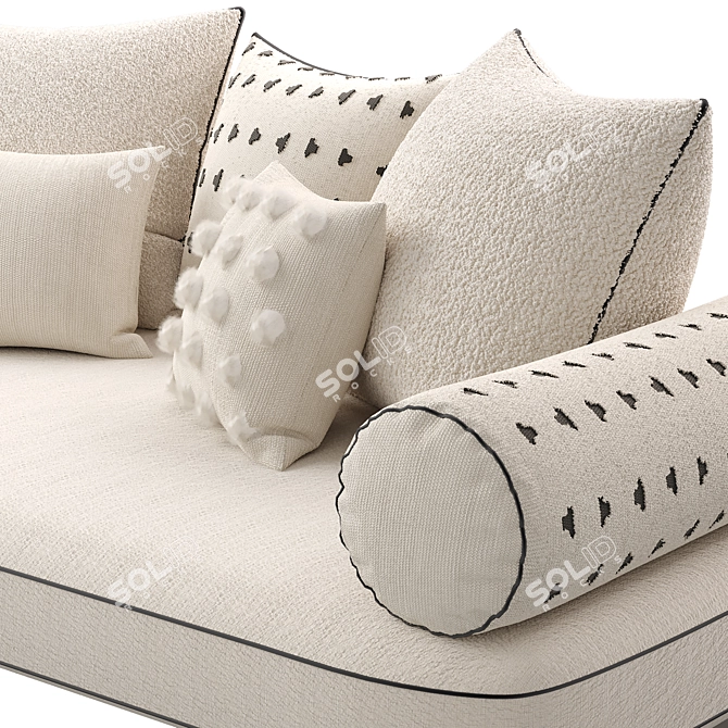 Decorative Pillow Set 3D model image 2