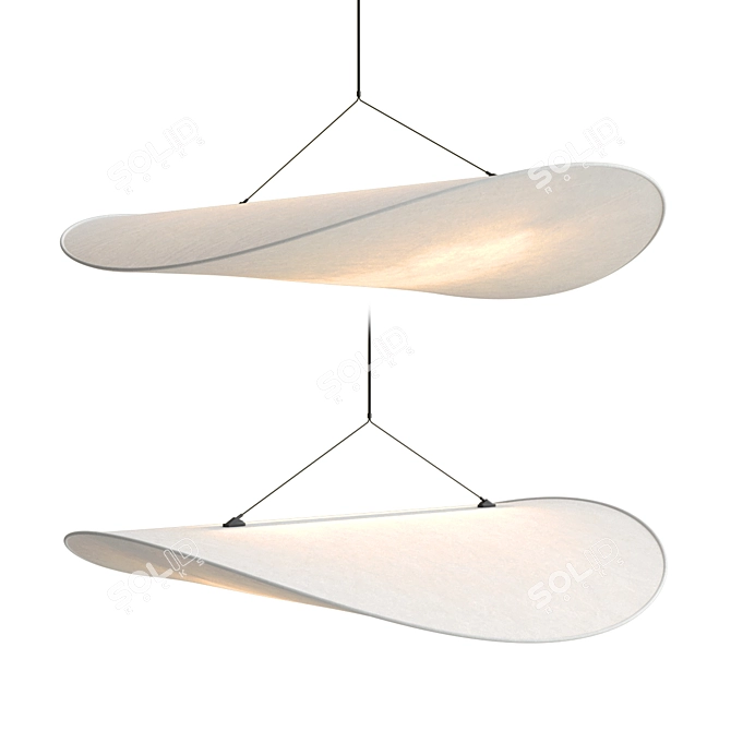 Title: ADLAUG Designer Floor Lamp 3D model image 1