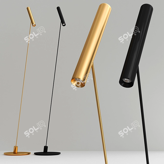 Title: ADLAUG Designer Floor Lamp 3D model image 3