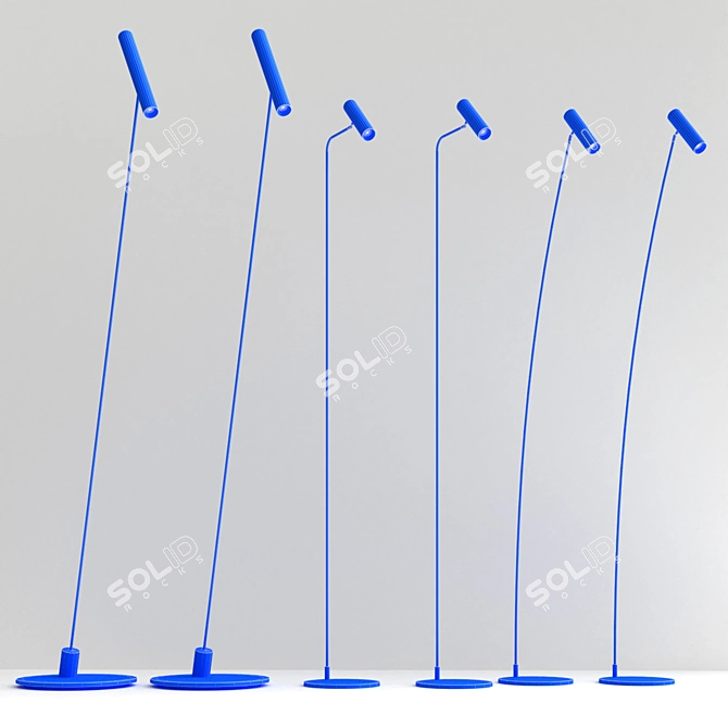 Title: ADLAUG Designer Floor Lamp 3D model image 6