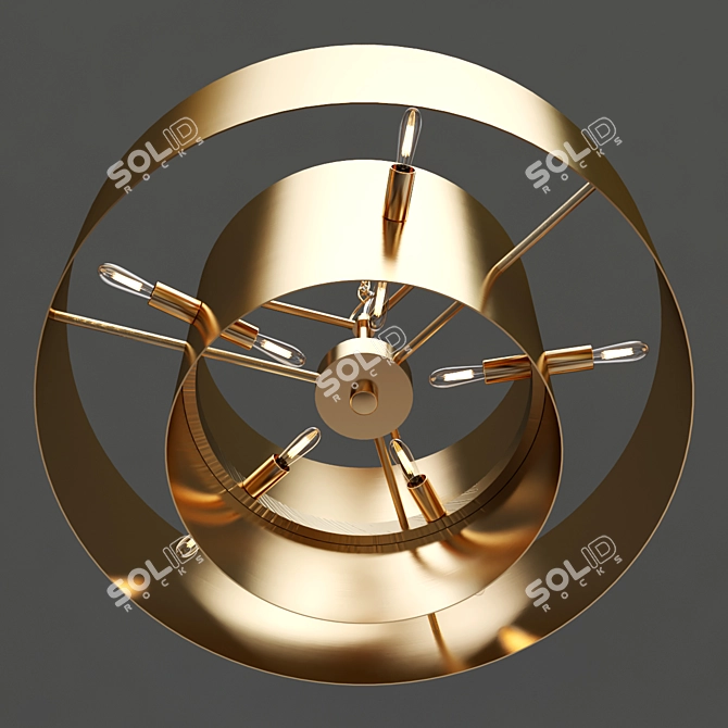 Modern Capital Lighting Jude Pendant 3D model image 2