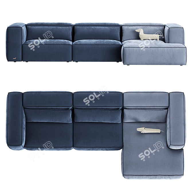 FIRM Sofa TurboSmooth Render - 3840x1800xH720mm 3D model image 2