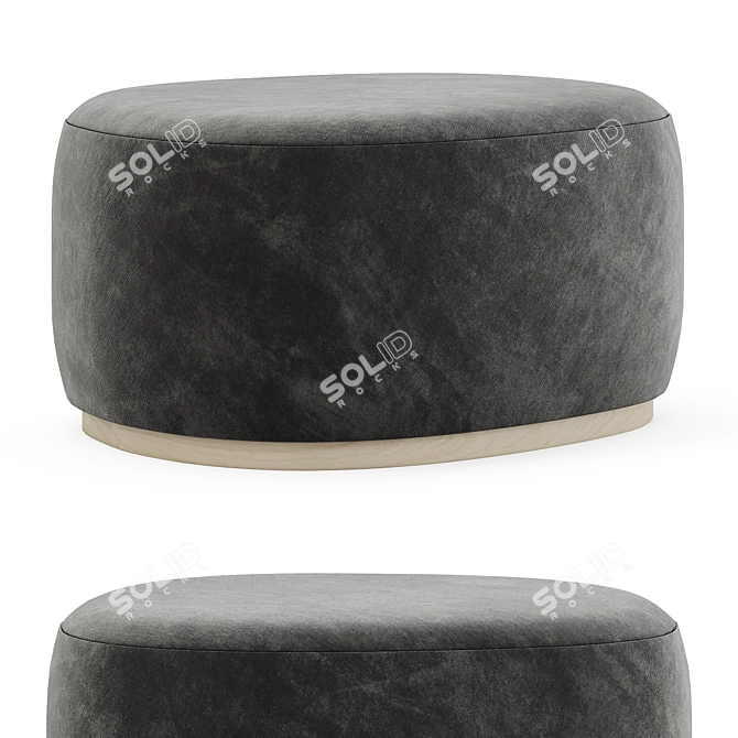 Desiron Small Ottoman Furniture 3D model image 1