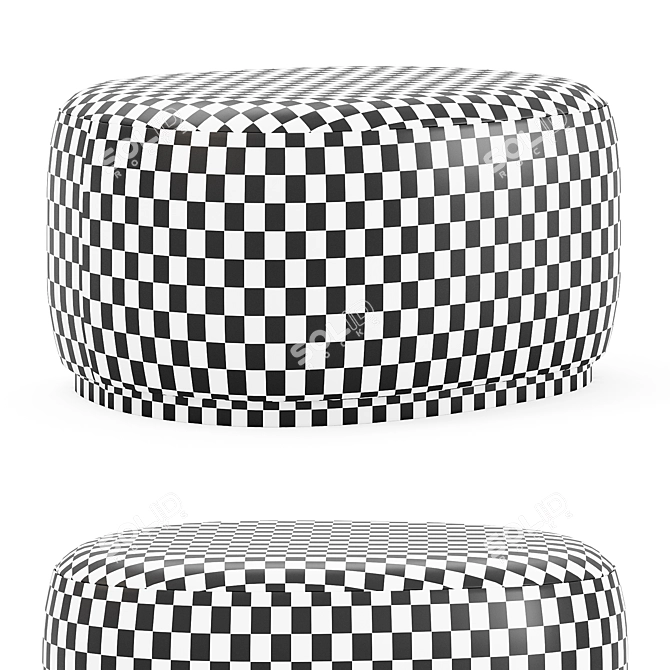 Desiron Small Ottoman Furniture 3D model image 3