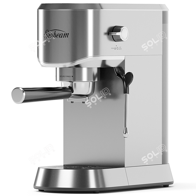 SUNBEAM Compact Barista - Innovative Espresso Machine 3D model image 4