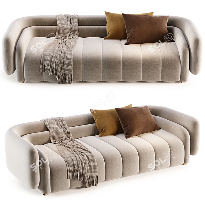 Elegant ARTIPIECES DISARA Sofa Design 3D model image 3