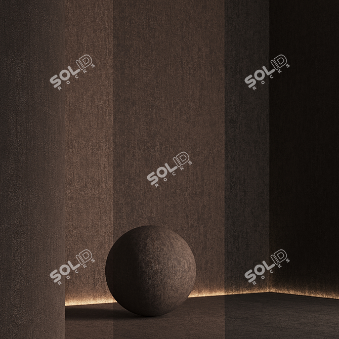 Seamless Textured Decorative Plaster Set 3D model image 6