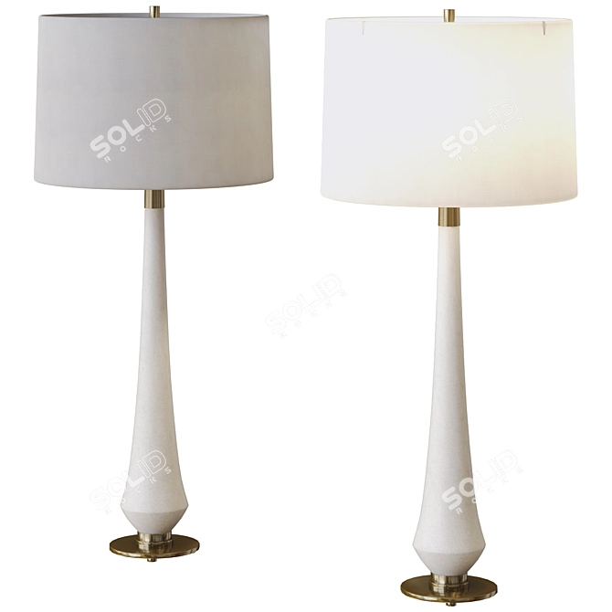 Modern Marille Table Lamp 3D 3D model image 2