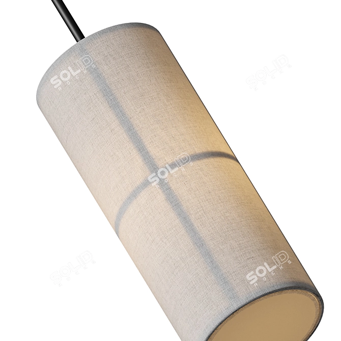 Versatile Hashira Pendant Lamp 3D model image 2