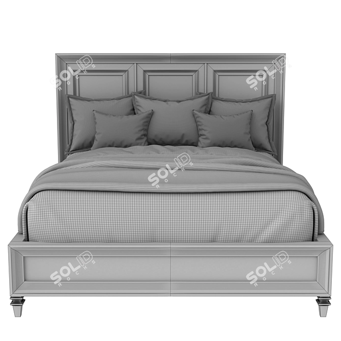 Ciacci Brigitte Bed with 3D Models 3D model image 6