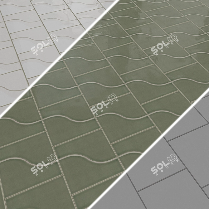 EQUIPE CURVE Ceramic Wall Tiles 3D model image 4