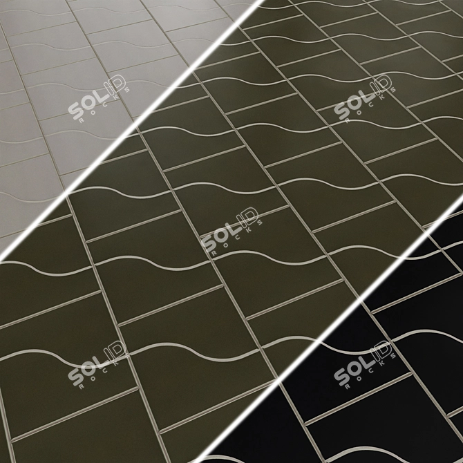 EQUIPE CURVE Ceramic Wall Tiles 3D model image 6