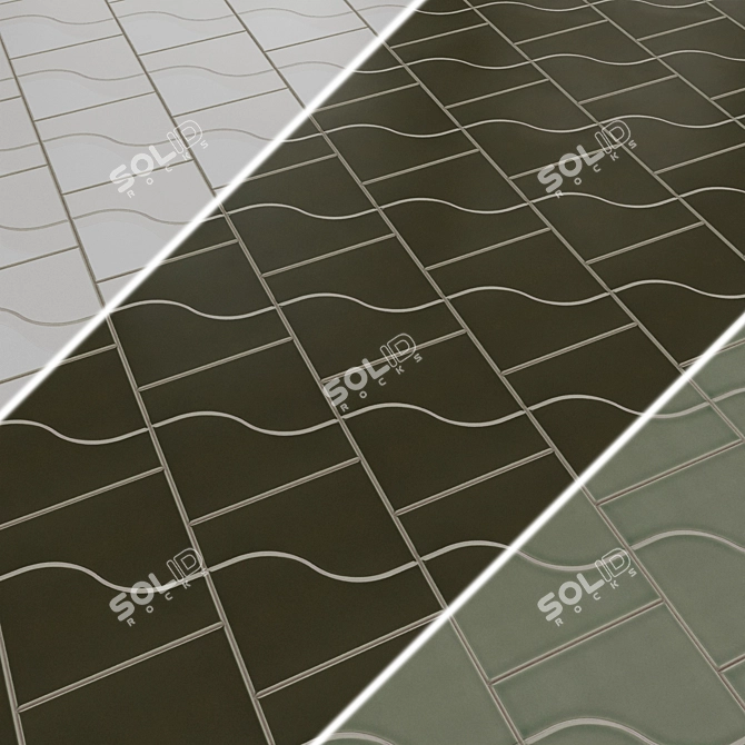 EQUIPE CURVE Ceramic Wall Tiles 3D model image 7