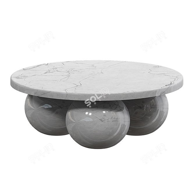 Sleek Miro Moreno Coffee Table 3D model image 1